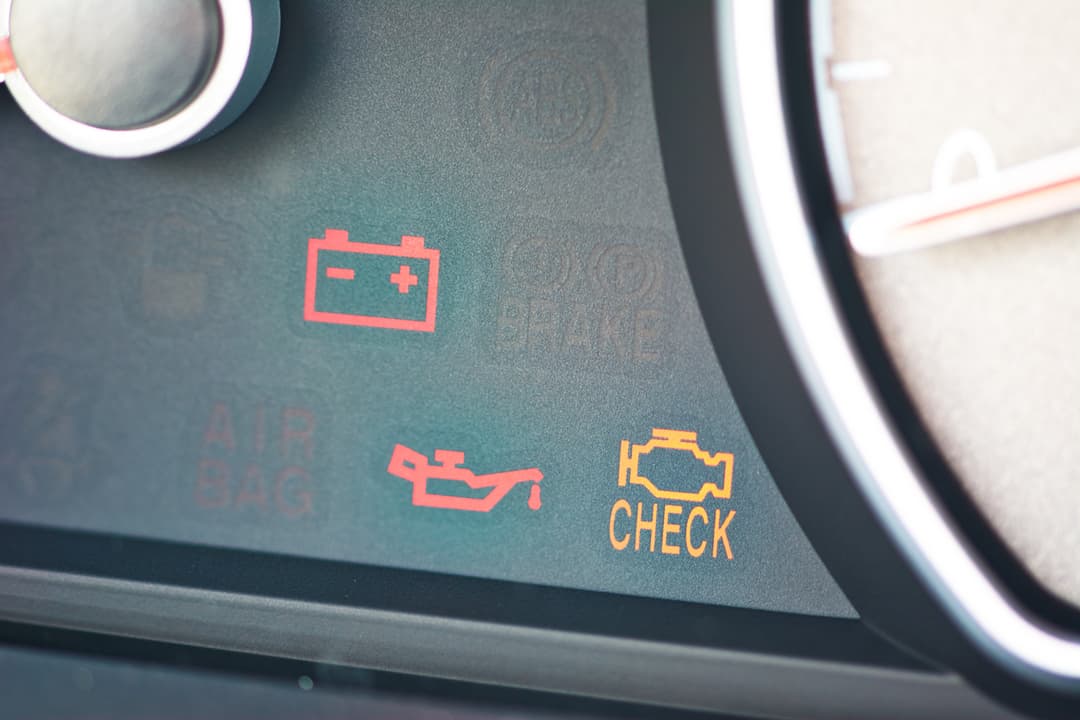 Warning Lights On Car Dashboard